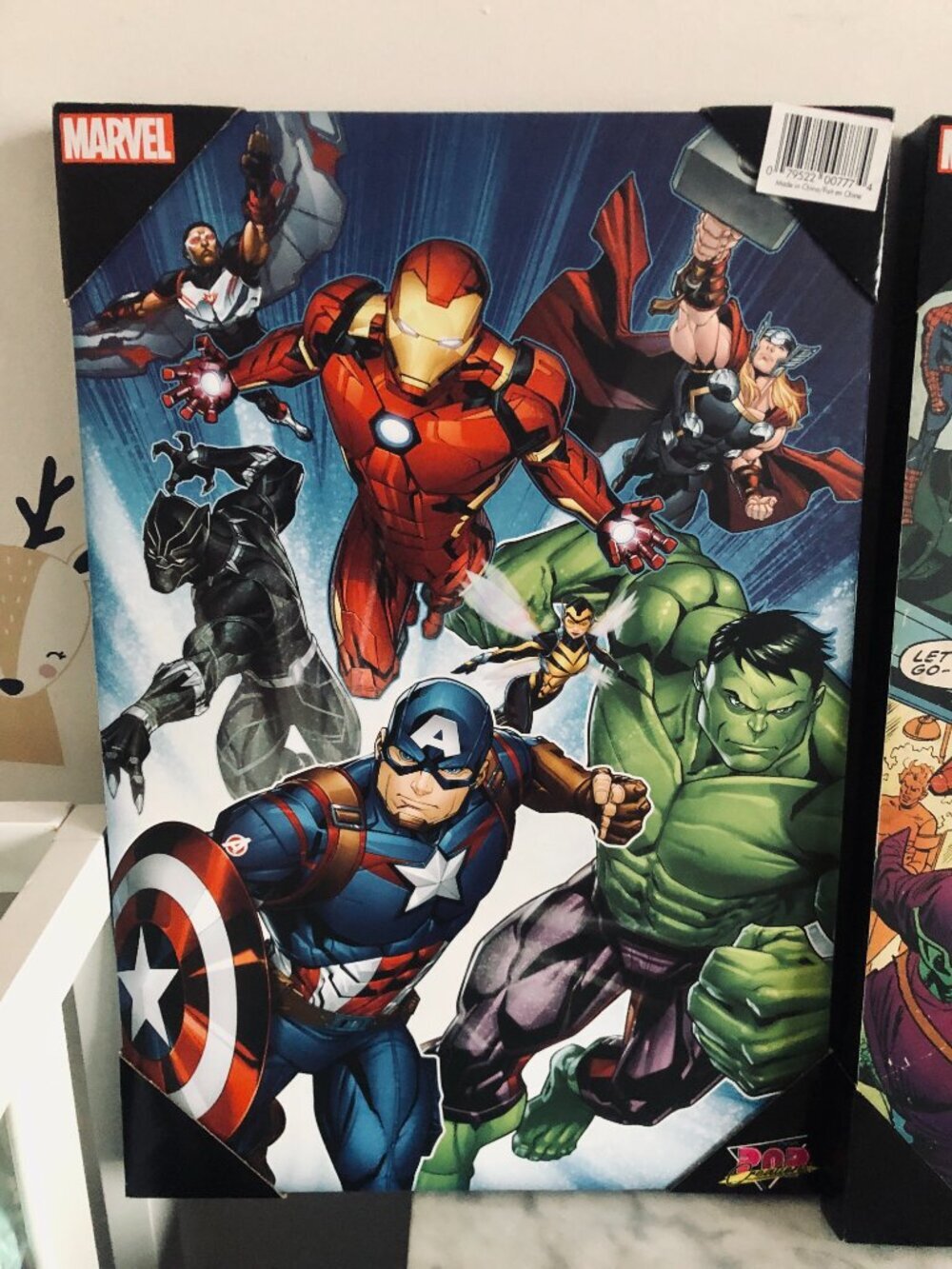 Art Avengers & Spider-Man SET OF 2 Marvel Wood Wall Pop Creations NEW 13x19" - Picture 2 of 14